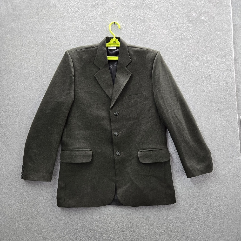 BOSS Men Blazer 50 Dark Green Classic Blazer Button Long Sleeve READ
